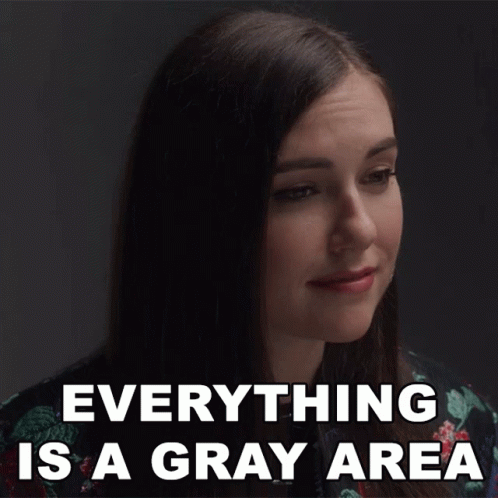 Woman Eyes Closed Everything Is Gray Area GIF