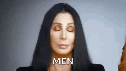Woman Eyes Closed Men