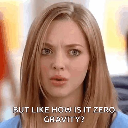 Woman Face But Like How Is It Zero Gravity