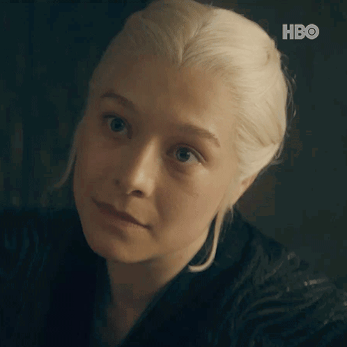 Woman Face Close Up With HBO Logo GIF