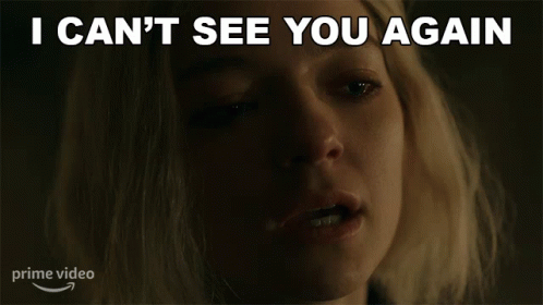 Woman Face I Can't See You Again