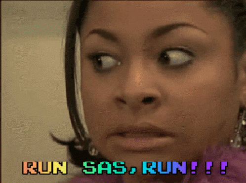 Woman Face Run Sas Run