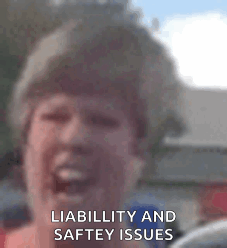 Woman Face with Liability and Safety Issues