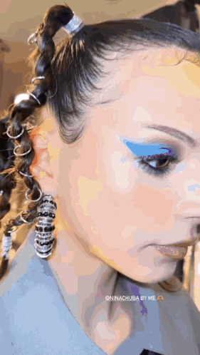 Woman Face With Ninachuba By Me GIF