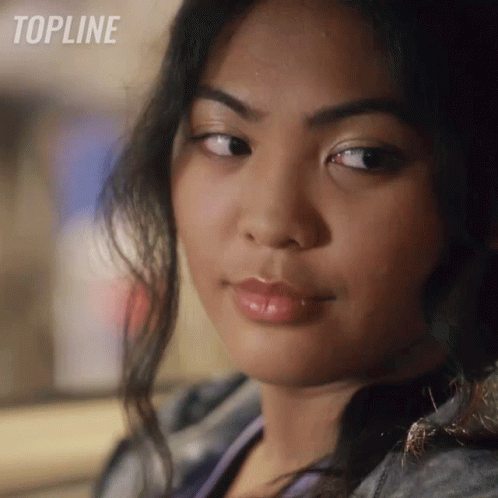 Woman Face With Topline Bottom Right GIF