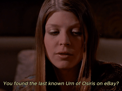 Woman Finding Last Osiris Urn On Ebay GIF