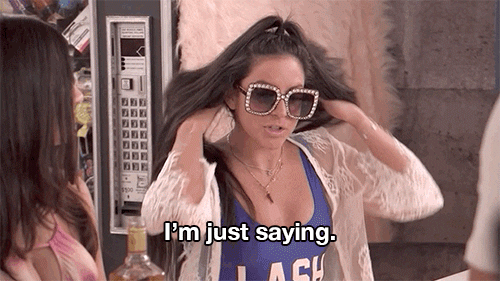 Woman Fixing Her Hair Just Saying GIF