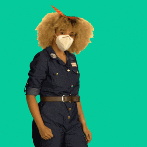 Woman Flexing Muscles Saying She Se Puede GIF