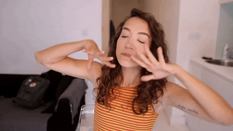 Woman Flipping Her Hair Just Saying GIF