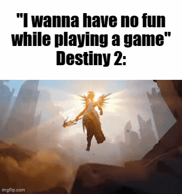 Woman Flying Saying I Wanna Have No Fun While Playing A Game GIF