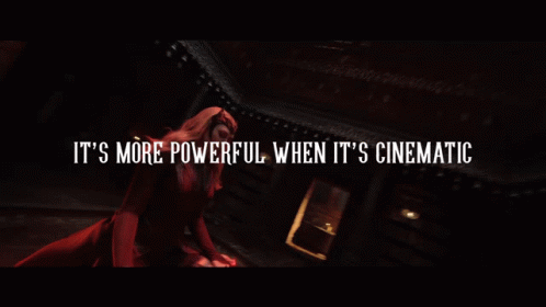 Woman Flying With It's More Powerful When It's Cinematic GIF