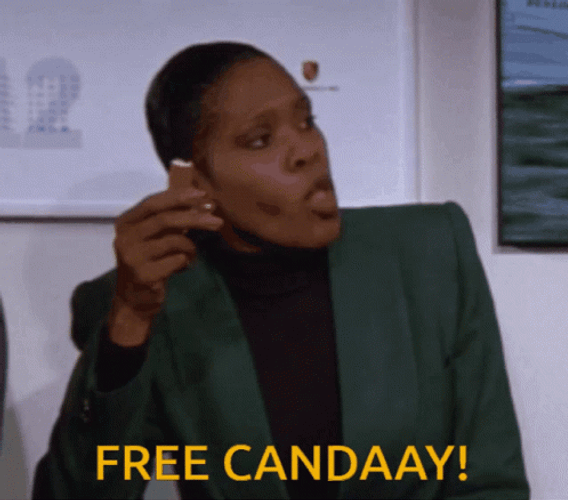 Woman Free Candy GIF
