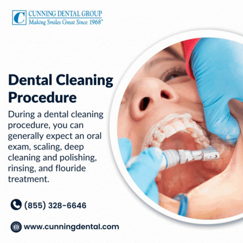 Woman Getting Dental Cleaning at Cunning Dental Group