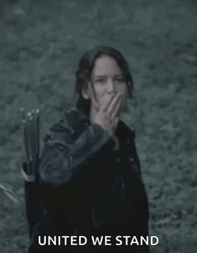 Woman Giving Middle Finger United We Stand GIF
