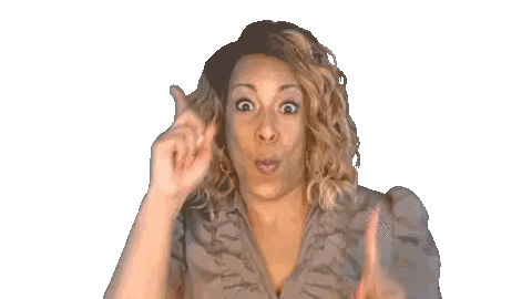 Woman Giving Thumbs Up Surprised