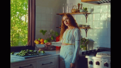 Woman Gone Mad Chop On The Kitchen GIF
