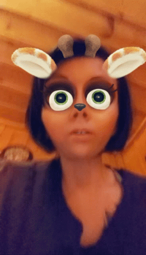 Woman Googly Eyes Filter GIF