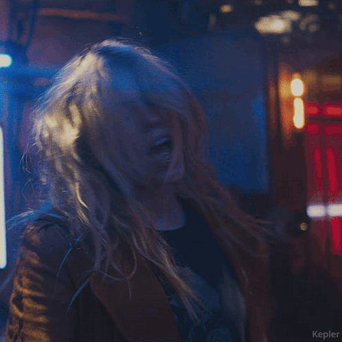 Woman Hair Blowing In Wind Kepler GIF