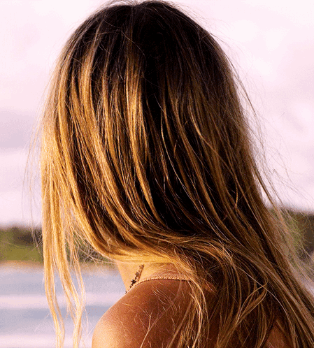 Woman Hair Texture GIF
