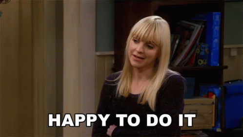 Woman Happy To Do It Bookshelf