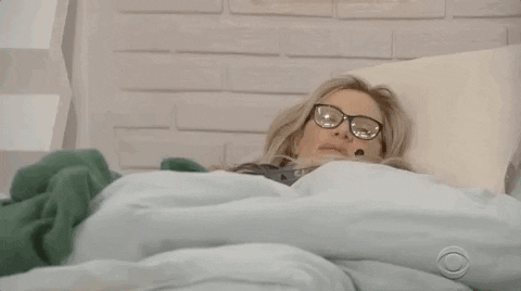 Woman Has A Happy Nap Time GIF