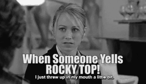 Woman Hate The Word Rocky Top GIF
