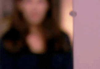 Woman Head Down Crying Slam Door GIF