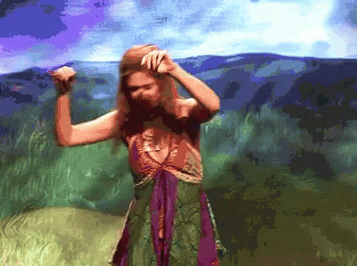 Woman Hippie Dance GIF