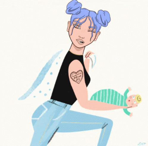 Woman Holding Baby Happy Mother's Day GIF