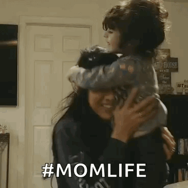 Woman Holding Baby Momlife GIF
