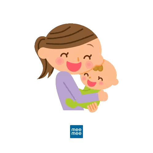 Woman Holding Baby Mommy Time