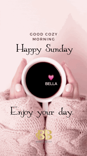 Woman Holding Bella Coffee Cup