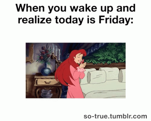 Woman Holding Bird Saying Today Is Friday GIF