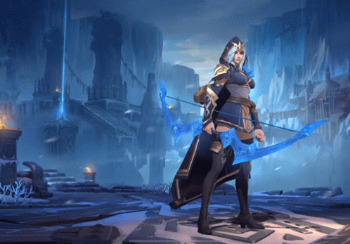 Woman Holding Bow and Arrow
