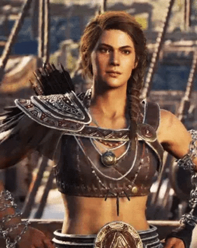 Woman Holding Bow and Arrow