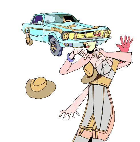 Woman Holding Car With Star