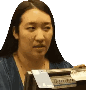Woman Holding Credit Card