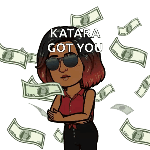 Woman Holding Dollar Bill Katara Got You