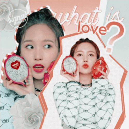 Woman Holding Dragon Fruit Saying What Is Love