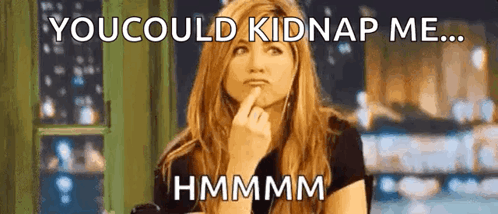 Woman Holding Finger to Chin Making Funny Face