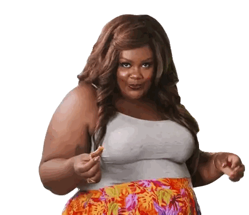 Woman Holding Food in White Tank Top and Floral Skirt