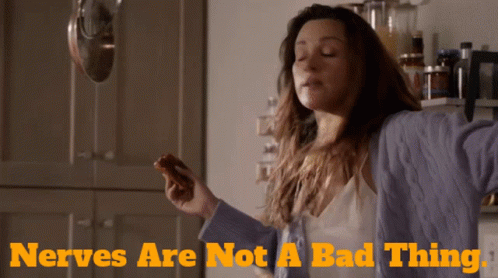 Woman Holding Food Nerves Are Not a Bad Thing