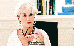 Woman Holding Glasses Says That's All GIF