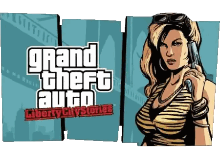 Woman Holding Gun in Liberty City Poster