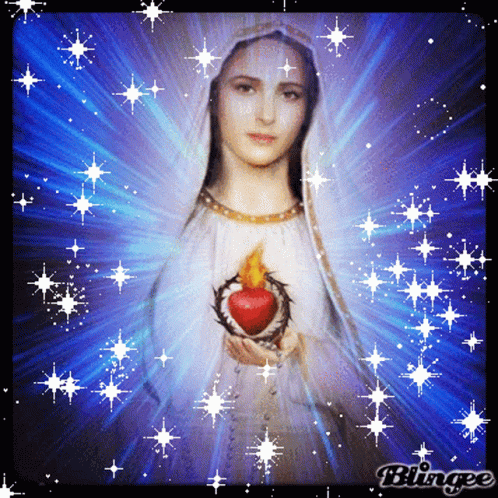 Woman Holding Heart Blingee