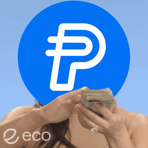 Woman Holding Money In Front Of P Circle GIF