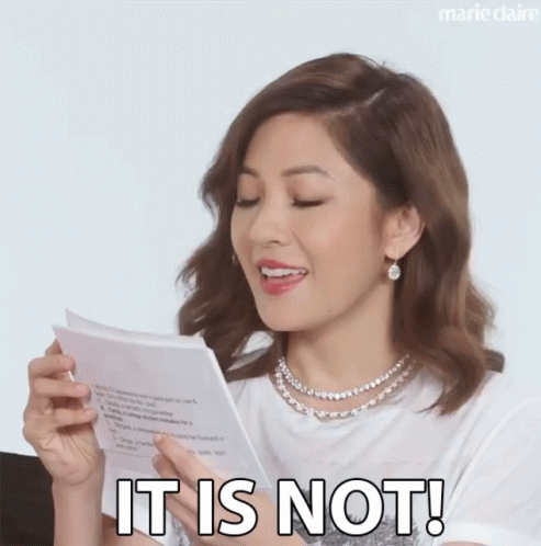 Woman Holding Paper Saying It Is Not