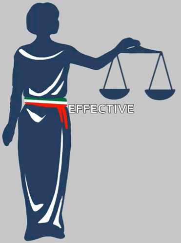 Woman Holding Scales Of Justice GIF