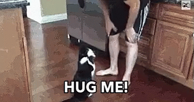 Woman Hugging Herself Sending You a Socially Distance Hug