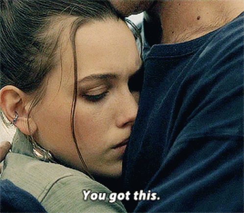 Woman Hugging Man You Got This GIF